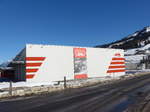 (178'219) - AFA-Garage mit Jubilumsbanner am 29.