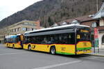(285'895) - PostAuto Bern - BE 862'361/PID 12'280 - eSolaris am 4. April 2026 beim Bahnhof Interlaken Ost