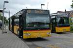 (287'008) - PostAuto Bern - Nr. 5550/BE 734'632/PID 5550 - Mercedes (ex Nr. 632) am 16. Mai 2026 beim Bahnhof Schwarzenburg