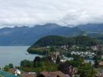 (154'422) - Schloss und Bucht in Spiez am 24.