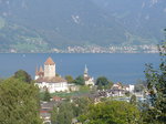 (175'159) - Das Schloss Spiez am 24.