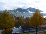 (222'592) - Die Spiezer Bucht mit Schloss und Thunersee am 24.