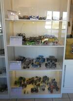 (241'548) - Meccano-Fahrzeuge am 18. Oktober 2022 in Spiez, Spielzeugmuseum