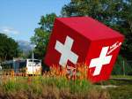 (128'133) - Mit  hopp-schwiiz.ch  beschmckter Wfel am 31.
