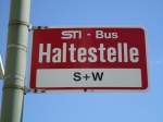(128'171) - STI-Haltestelle - Thun, S+W - am 1.