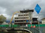 (138'545) - Abbruch vom Kino Rex in Thun am 16.
