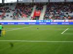 (143'472) - Ein Marder beim Spiel Thun - Zrich in der Arena Thun am 10.