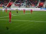 (143'873) - Ein Marder beim Spiel Thun - Zrich in der Arena Thun am 10.