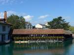(154'381) - Beschmckte Brcke ber die Aare am 22.