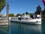 (155'386) - Das Motorschiff Oberhofen am 27.