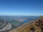 (155'818) - Aussicht vom Niesen auf Reutigen, Thun und Thunersee am 19.