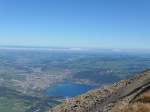 (155'819) - Aussicht vom Niesen auf Thun und Thunersee am 19.