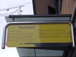 (157'713) - STI-Haltestelle - Thun, Marktgasse - am 8.