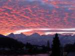 (157'725) - Morgenrot mit Eiger, Mnch und Jungfrau am 10.