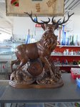 (169'807) - Geschnitzter Hirsch am 10.