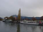 (210'750) - Dampfschiff Blmlisalp und Motorschiff Oberhofen am 3.