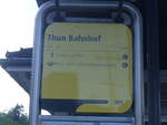 (226'227) - STI-Haltestelle - Thun, Bahnhof - am 10. Juli 2021