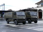 (272'752) - Schweizer Armee - M+56'455 - Bucher-Mowag am 10. Mrz 2025 beim Bahnhof Thun