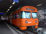 (203'500) - RBS-Pendelzug - Nr. 60 - am 7. April 2019 im Bahnhof Worb Dorf