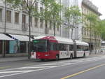 (218'522) - TPF Fribourg - Nr. 518/FR 300'433 - MAN/Hess Gelenkduobus am 6. Juli 2020 beim Bahnhof Fribourg