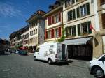 (128'077) - In der Altstadt von Murten am 26.