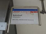 (226'425) - GlarnerBus-Haltestelle - Schwanden, Bahnhof - am 12.