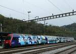 (241'633) - SBB-Zug - Nr. 450'016 - am 20. Oktober 2022 im Bahnhof Ziegelbrcke