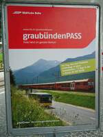 (128'718) - Plakat fr den graubndenPASS am 13.