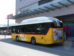 (276'920) - Gessinger, Bad Ragaz - GR 185'402/PID 11'899 - eHeuliez-Iveco am 18. Juni 2025 beim Bahnhof Landquart