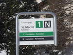 (188'106) - engadin mobil-Haltestelle - St.