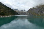 (280'135) - Der Zervreila-Stausee am 9.
