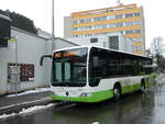 (245'644) - transN, La Chaux-de-Fonds - Nr. 301/NE 112'301 - Mercedes (ex TRN La Chaux-de-Fonds Nr. 301) am 2. Februar 2023 beim Bahnhof Le Locle