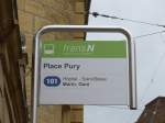 (164'787) - transN-Haltestelle - Neuchtel, Place Pury - am 15.