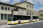 (281'140) - VBSH Schaffhausen - Nr. 14/SH 38'014 - Mercedes am 10. Oktober 2025 beim Bahnhof Schaffhausen