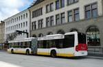 (281'141) - VBSH Schaffhausen - Nr. 8/SH 38'008 - Mercedes am 10. Oktober 2025 beim Bahnhof Schaffhausen