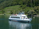 (238'225) - Motorschiff Churfirsten am 17. Juli 2022 an der Schifflndte in Walenstadt