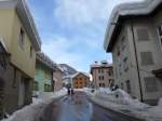 (148'802) - Die Bahnhofstrasse in Airolo am 9.