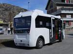 (261'027) - Thur-Taxi, Weinfelden - TG 32'756 - eKarsan am 6. April 2024 in Andermatt, Gemsstockbahn (Einsatz Andermatt-Urserntal Tourismus, Andermatt)