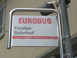 (195'449) - EUROBUS-Haltestelle - Flelen, Bahnhof - am 1. August 2018