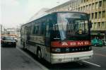 (016'506) - AOMC Aigle - Nr. 2/VD 11'805 - Setra am 16. Mrz 1997 beim Bahnhof Lausanne