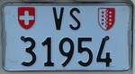 (240'597) - Nummernschild - VS 31'954 - am 2.