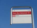 (158'078) - BUS-Sdunois-Haltestelle - Sion, Gare - am 1.