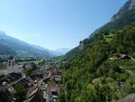 (238'267) - Die Altstadt von Sargans am 17.