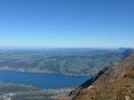 (155'837) - Aussicht vom Niesen auf den Thunersee am 19.
