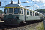150 Jahre Emmentalbahn.

Ankunft von RABe 576 201 der EBT aus Langnau in Burgdorf. Im Bild der Steuerwagen ABt 202 der EBT. Mai 2025.
