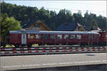 Der Leichtstahlwagen der SBB, Speisewagen WR 10105 ist heute ein Konferenzsaal oder Speisewagen.