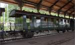 Fahrtag im Zürcher Oberland. Personenwagen C 6075 in Bauma. Juli 2023.