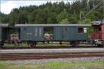 Fahrtag im Zürcher Oberland. Postwagen FZ 203 in Bauma. Juli 2023.