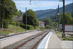 Jurabahn vor der Generalsanierung im Abschnitt Sanceboz-Sombeval – Moutier.