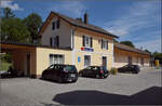 Jurabahn vor der Generalsanierung im Abschnitt Sanceboz-Sombeval – Moutier.

Bahnhof Malleray-B�villard. August 2026. 